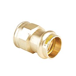 B Press Gas Straight Female Connector