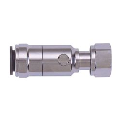 Brass CP Service Valve With Tap Connector
