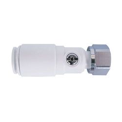 Plastic Service Valve W/ Tap Connector