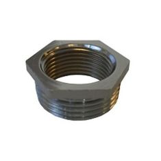 Hexagon 3/4" x 1/2" Chrome Brass Bush