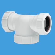 McAlpine TRSH10 1½" Tubular Running 'P' Trap 20mm Water Seal