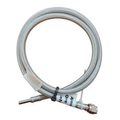 Zip 93308 Co2 Inlet Hose 1/4" Push Fit Stem Braided Hose For HydroTap