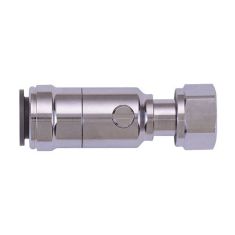 JG Speedfit Brass Chrome Plated Service Valve 22mm x 3/4"