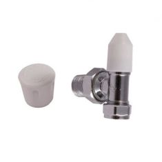 STH Westco Cosmos 15mm Angled Radiator Lockshield Valve