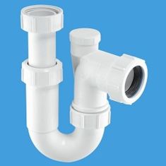 McAlpine ASE10V 2" Tubular Adjustable Anti-Syphon Swivel 'P' Trap 75mm Seal