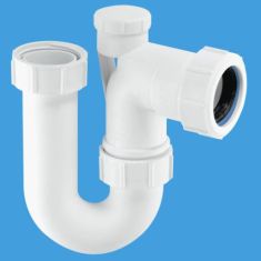 McAlpine SE10V 2" Tubular Anti-Syphon Swivel 'P' Trap 75mm Water Seal