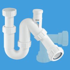 McAlpine TP10V 1½" Tubular Swivel Anti-Syphon All In One Trap 75mm Water Seal