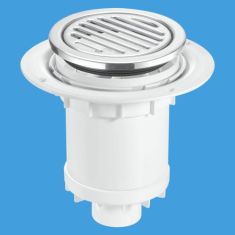 McAlpine TSG2-R125SS 75mm Water Seal Tile Or Stone Floor Gully Stainless Steel