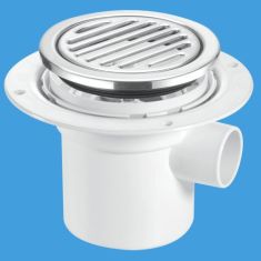 McAlpine TSG3-R125SS 50mm Water Seal Tile Or Stone Floor Gully Stainless Steel