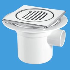 McAlpine TSG3-T150SS 50mm Water Seal Tile Or Stone Floor Gully Stainless Steel