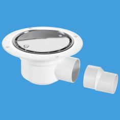 McAlpine TSG50SS 50mm Water Seal Sheet Floor Trapped Gully Stainless Steel