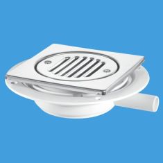 McAlpine USG1T6SS Tile Or Stone Floor Untrapped Gully Stainless Steel