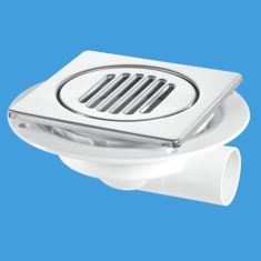 McAlpine USG3-T150SS Tile Or Stone Floor Untrapped Gully Stainless Steel