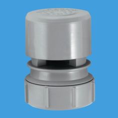 McAlpine VP2 Ventapipe 25 Air Admittance Valve With 1½" Universal Outlet Grey
