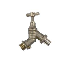 Philmac 3022 Hose Union Bib Tap DZR (½") With Double Check Valve