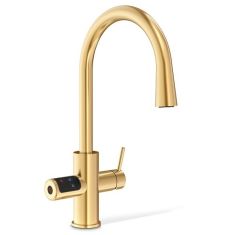Zip HydroTap Celsius Plus H5M704Z07UK All In One Boiling And Chilled + Hot And Cold Water Brushed Gold Tap - 160/175 Cups Per Hr
