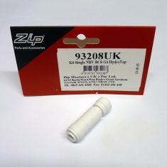 Zip 93208 Chilled Water Single Check Valve 1/4" To 1/4" Push Fit For G3, G4 & G5 HydroTap