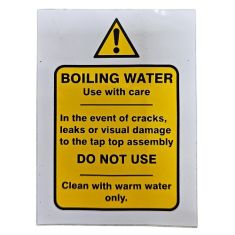 Zip 99950 Boiling Water Caution Label