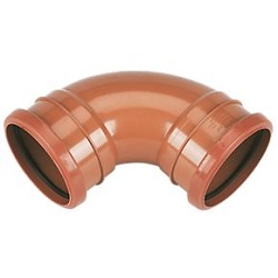 FloPlast Drainage Double Socket Bends