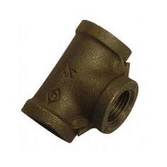 Black Malleable Iron 1/4" Equal Tee
