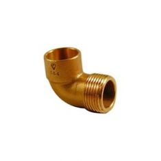 End Feed 15mm x 1/2" Male Iron Elbow