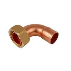 End Feed 22mm x 1" Bent Cylinder Union
