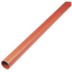 FloPlast D043 110mm Underground Drainage Plain Ended Pipe 3 Meters
