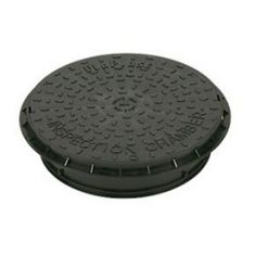 FloPlast D923 Underground Drainage 450mm Cast Iron Cover And Frame