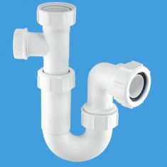 McAlpine ASA10-SP 1¼" Tubular Swivel Basin Trap With 19/23mm Pipe Connection
