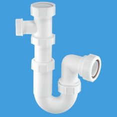 McAlpine ASC10-SP 1½" Tubular Swivel Sink Trap With 19/23mm Pipe Connection