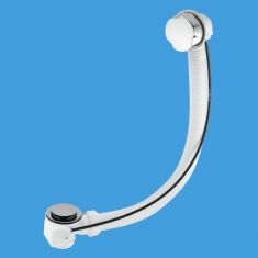 McAlpine PUB-CP 1½" Pop-Up Bath Waste And Overflow Chrome Plastic Command Knob