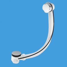 McAlpine PUB-CPX 1½" Pop-Up Bath Waste And Overflow Chrome Brass Command Knob