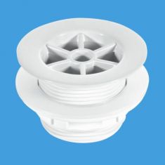 McAlpine WS5 1½" Backnut Shower Waste White Plastic