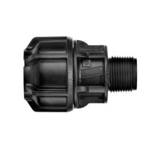 Philmac 9254 Metric/Imperial End Connector 40mm (1 ¼") x (1 ¼") Male Iron BSP
