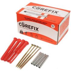 Corefix Red Heavy Duty Dot & Dab Wall Fixing Box Of 24
