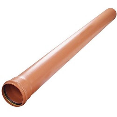 FloPlast D143 110mm Underground Drainage Single Socket Pipe 3 Meters ukhps.co.uk