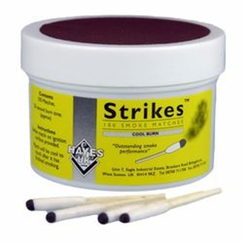 Hayes UK Strikes Smoke Matches Tub Of 100 ukhps.co.uk