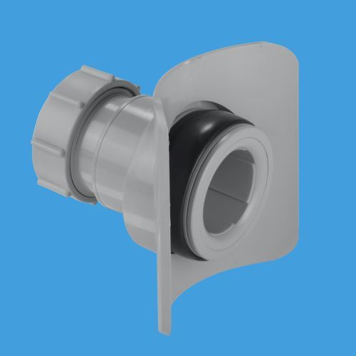 McAlpine BOSSCONN110GR 4"/110mm x 1¼" Soil Pipe Boss Connector Grey