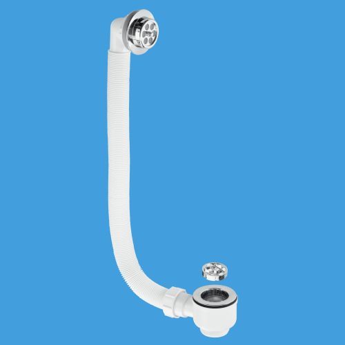McAlpine FBW2RC 1½" Combined Bath Waste And Overflow Chrome Plated