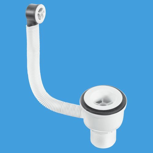 McAlpine FVW1PW 1¼" Combined Waste And Overflow For Vanity Basin Banjo